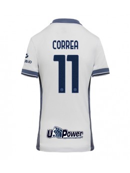 Inter Milan Joaquin Correa #11 Zenski Gostujuci Dres 2024-25 Kratak Rukavima